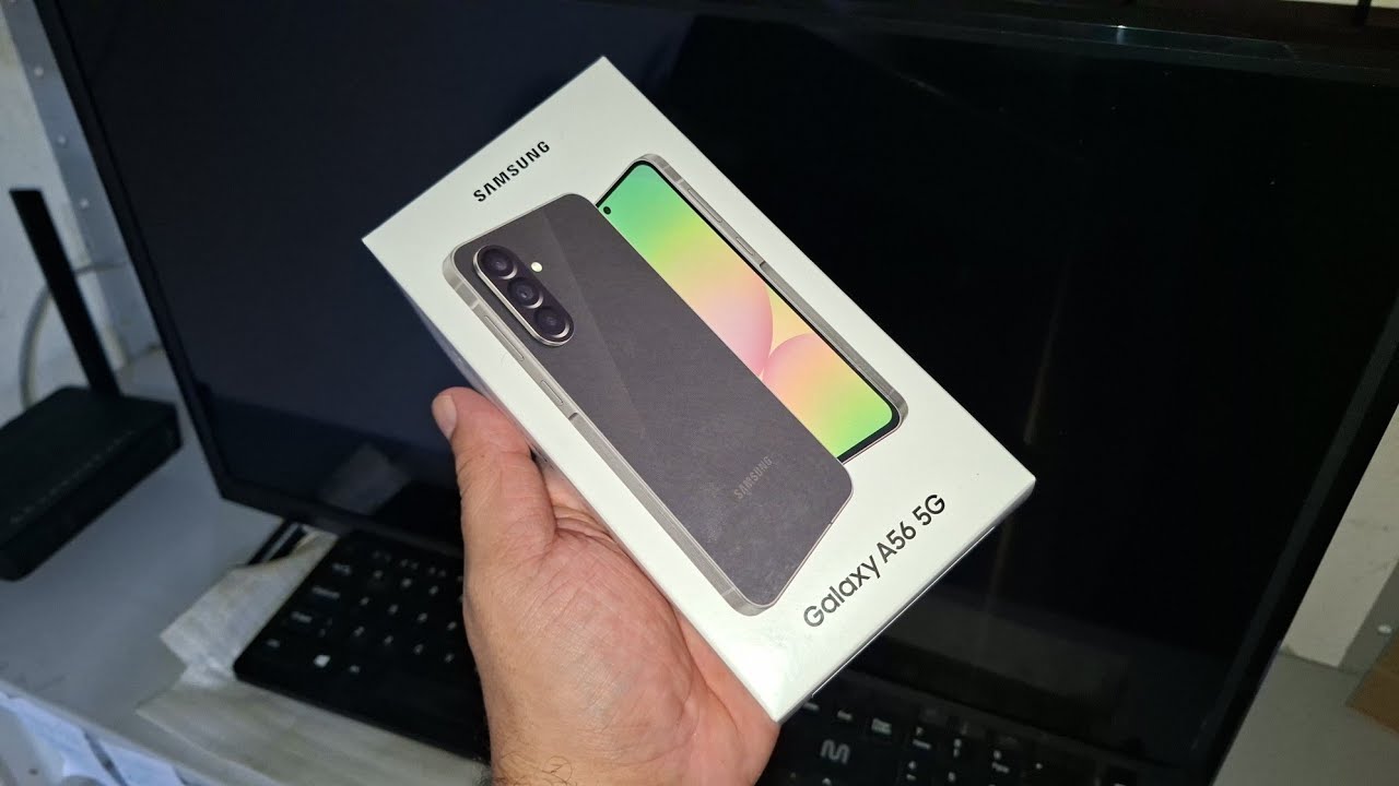 Samsung Galaxy A56 UNBOXING – Design, Caixa e Primeiras Impressões ...