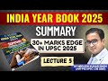 India Year book Summary  2025 | Lecture -5 | GET  EXTRA 30+ marks in UPSC 2025 |Neelesh Sir| AIR 442