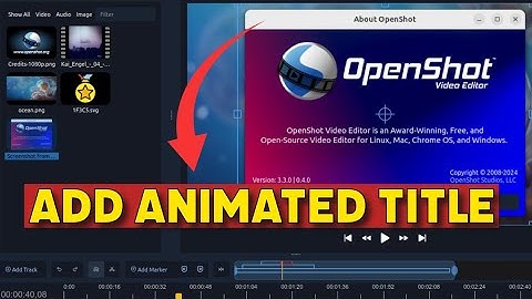 How to Add Animated Title in Openshot 2025?