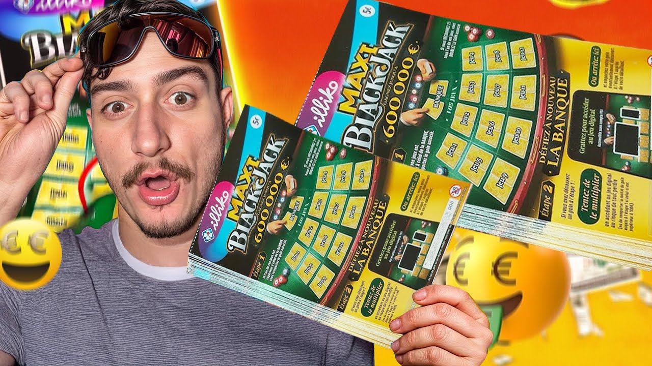 J’ai gratté 300€ de Maxi BlackJack (un carnet entier et j’ai gagné) 