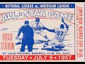 1957 mlb all star game films 7957 busch stadium stlouis   bw color