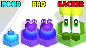 NOOB vs PRO vs HACKER in Tiny Shooter!