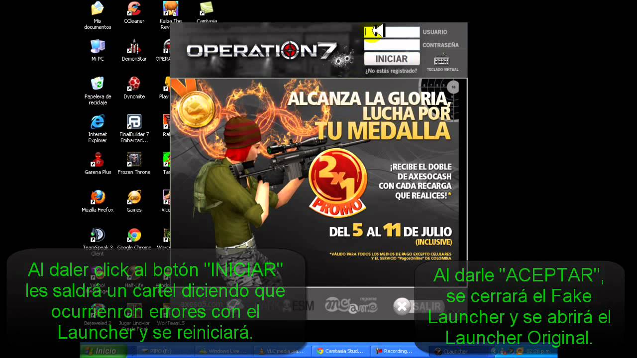 Fake Launcher para Operation 7 - By zherioZ