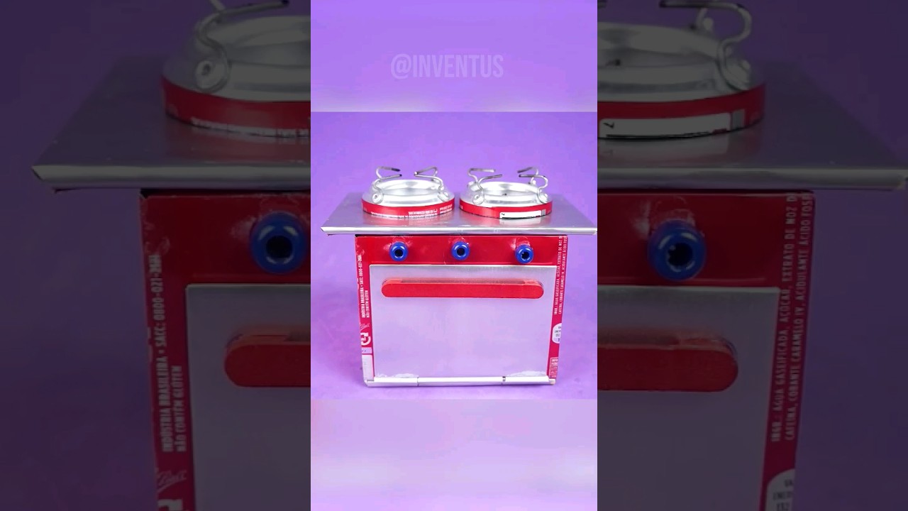 DIY Mini Stove made with Soda Cans| Mini appliances