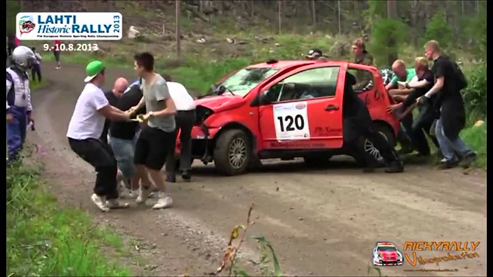 Historic Rally 2013 Mats Myrsell and Esko Junttila