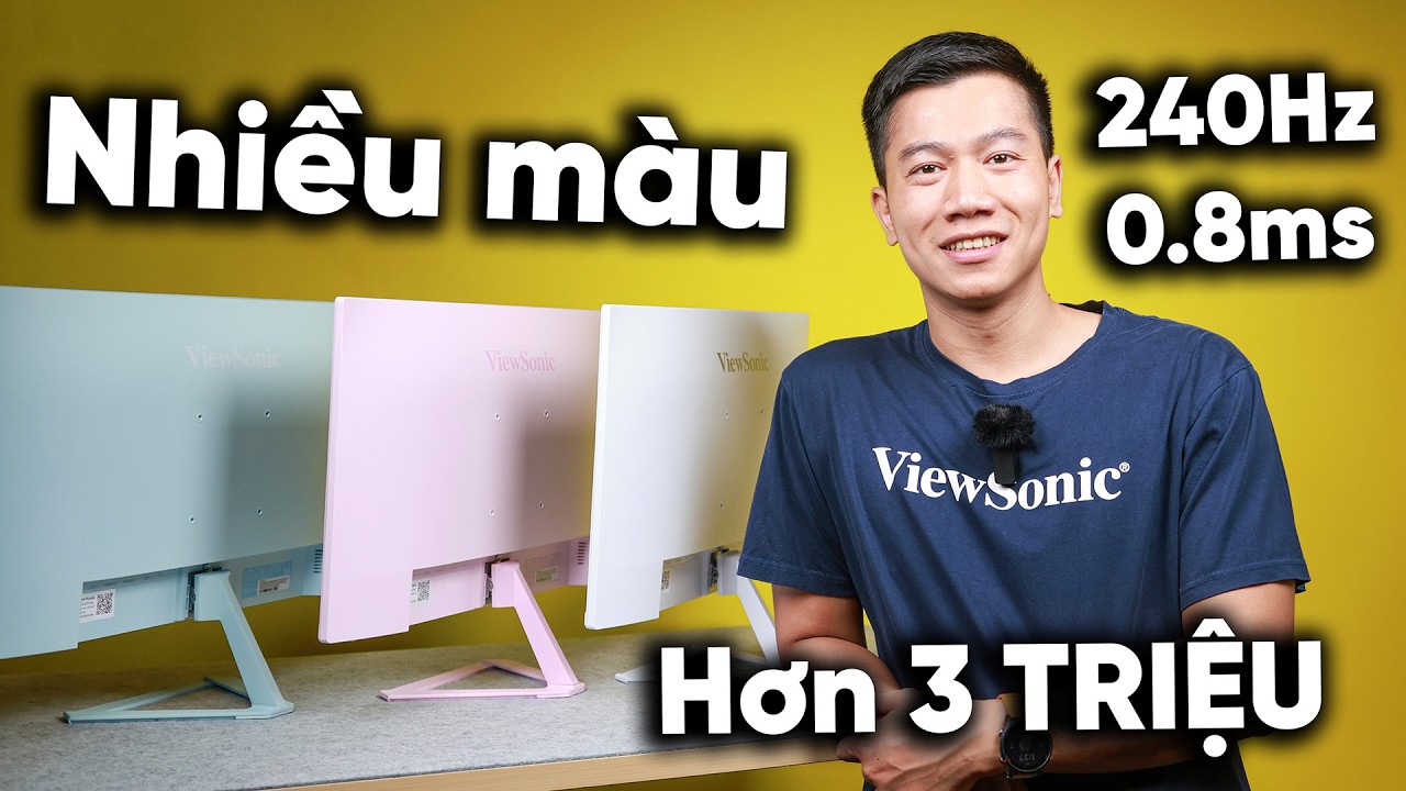 Màn hình Gaming ViewSonic VX24G30-BL 24 inch FHD 240Hz 0.8ms IPS G-Sync Compatible