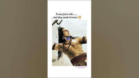 It was just a role....but they made it iconic 💥💫 #mahadev #viral #sawan #shorts #mohitraina #shorts