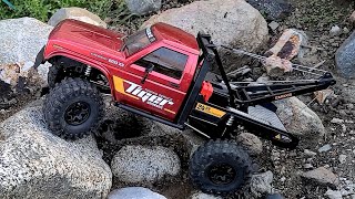 Cross RC Emo X3 Tow-Truck Wrecker Recovery budget upgrades, motor, foams, tuned HW 880