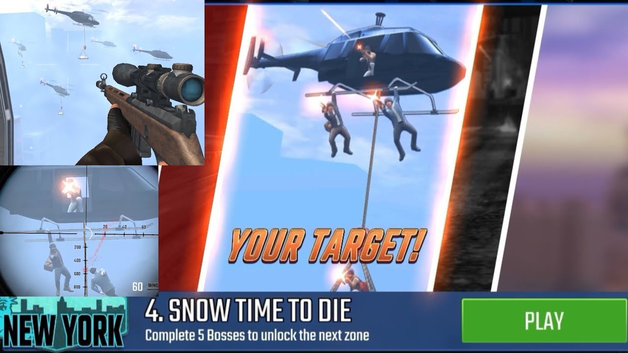 Pure Sniper Z18Manhattan Boss 4 SNOW TIME TO DIE | Destroy the