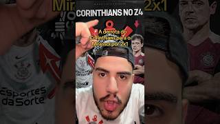 Corinthians para o Mirassol e está na zona de rebaixamento