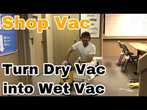 How to turn a Dry Shop Vac into a Wet Shop Vac Part 2- Warsaw, Syracuse, Goshen and Columbia City