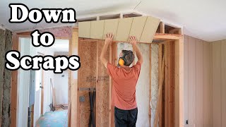 Salvaging Scraps to Finish this Home - Salvaged mobile home ReBuild