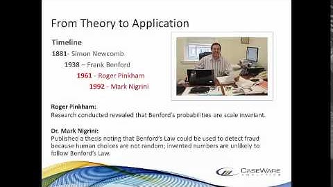 The History of Benford