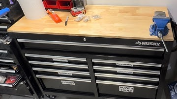 Installing A Bench Vise On A Husky Rolling Tool Cabinet