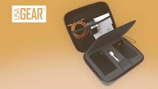 USA GEAR Portable WiFi Hotspot Hard Foam Case Features Video screenshot 2