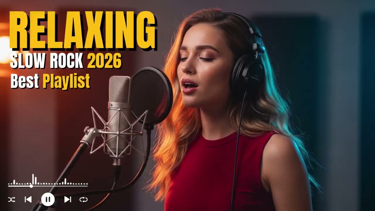 Slow Rock Relaxing Music for Sleep  | Soft Guitar & Calm Atmosphere