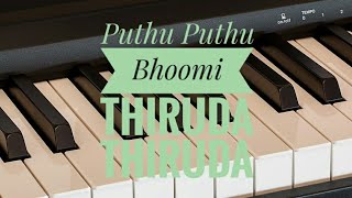 Video thumbnail of "Putham Pudhu Boomi Thiruda Thiruda ♫ | Tamil Super Hit Song Notes | Piano 4 U ♫ Cover"