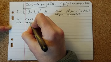 Intégration par parties (polynome x exponentielle) L1 Analyse Calcul d