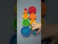 Reverse Satisfying Video | Rainbow Wooden Bowls, Beads, Bottles & Towers | Domino Girl