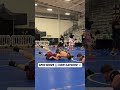 Noah Sandlin hit the spin move single defense then locked up a cow catcher for a fall at NHSCA Duals