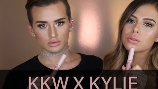 KKW x  KYLIE COSMETICS DEMO + FIRST IMPRESSION | Elite Beauty Babes