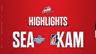 Seattle Thunderbirds at Kamloops Blazers 3\/1 | WHL Highlights 2023-24