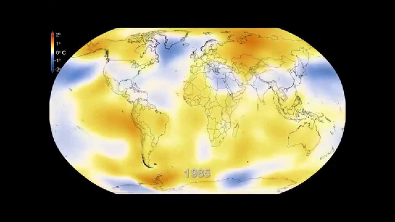 Six Decades of a Warming Earth according to NASA - YouTube
