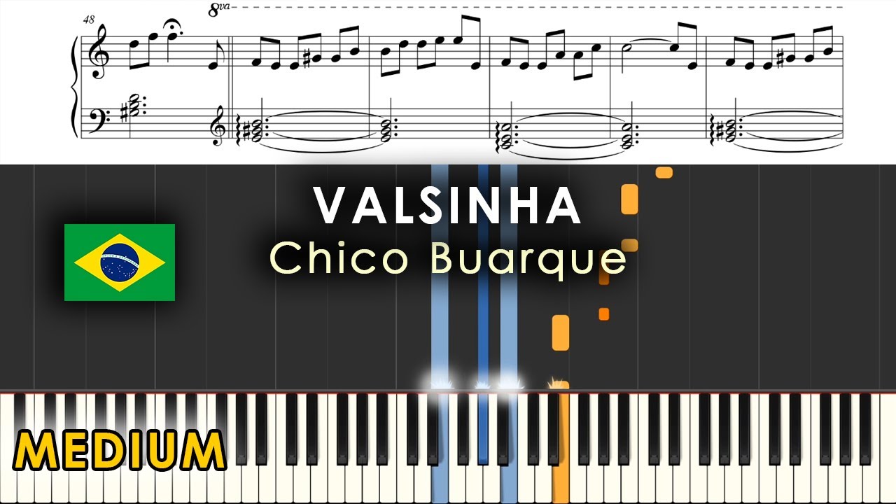 Chico Buarque - Valsinha | TUTORIAL + SHEET MUSIC