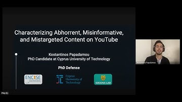 Kostantinos Papadamou PhD Defense (2021-04-06)