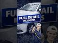 Full maintenance detail in 2min! #detailing #mobiledetailing #asmr #satisfying  #carcleaning