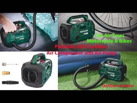 NEUF GONFLEUR COMPRESSEUR Air Portatif PARKSIDE PKZ 180 C3 NEUF