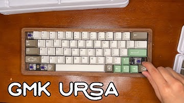 GMK Ursa Keycap Set (Base and Honey Kit) - Silent Unboxing & Installation - DIY Mechanical Keyboard