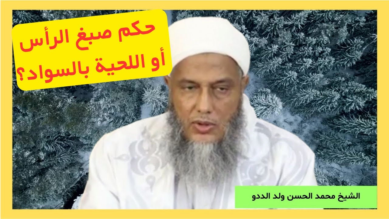 حكم صبغ الرأس أو اللحية بالسواد؟ l الشيخ محمد الحسن ولد الددو