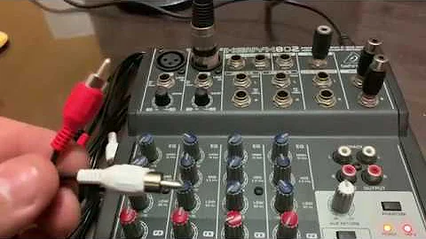 Como ligar mesa de som Behringer X32?