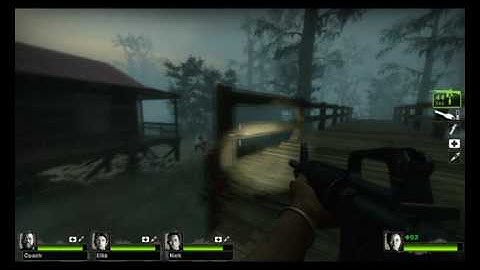 Left 4 Dead 2 Swamp Fever Episode 3 Level 3 Shanty Town  part.1