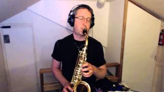 Video thumbnail of ""Bridge over troubled waters" Alto saxophone Piano"