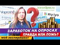 500 долларов  в месяц! Заработок на прохождении  опросов  в рублях и долларах...