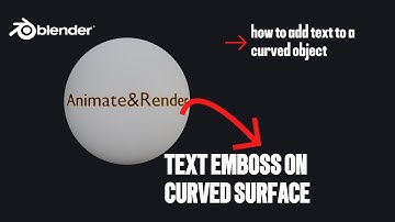 Emboss Text onto Curved Object Using Blender#3d #3dart #blender3danimation #blender3d