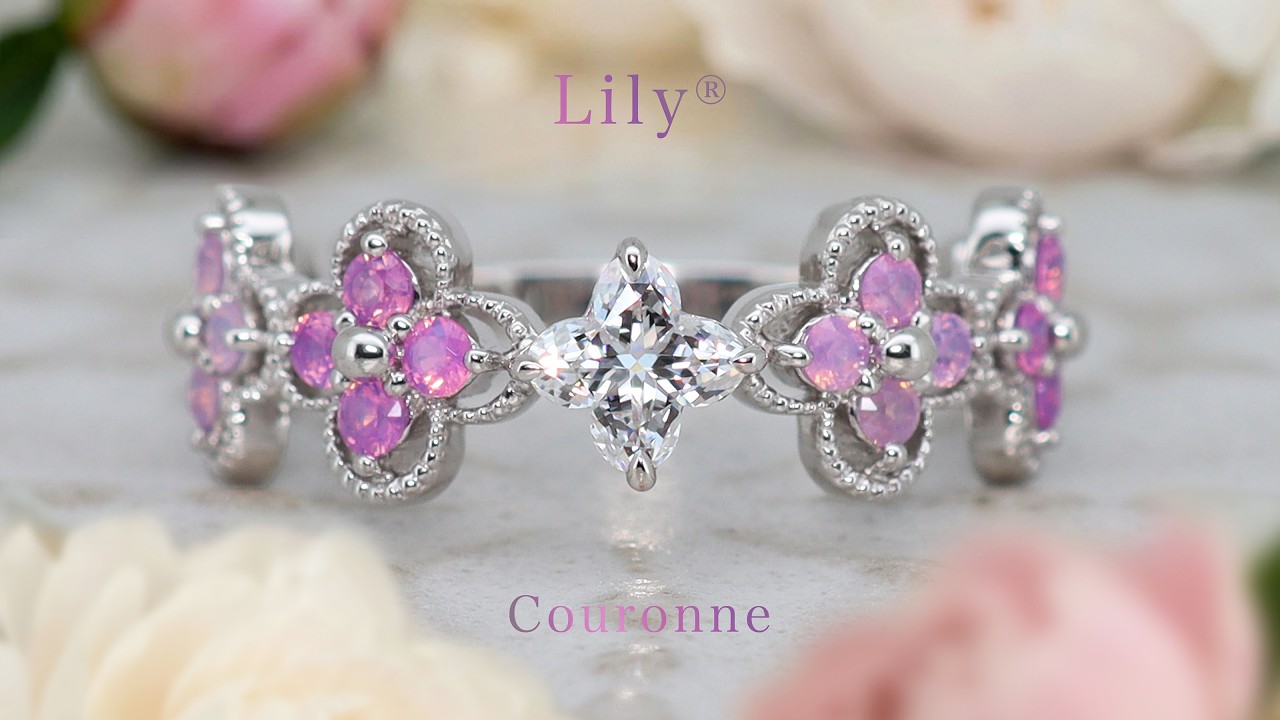 Lily Couronne リング GIA鑑定書付 【14周年記念】