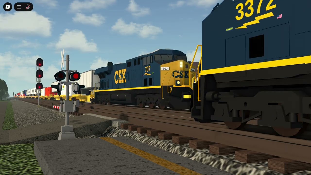 Catching CSX M310 Turns into a Train meet With CSX intermodel I031 CSX 310/ I031 3/3