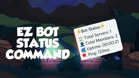 How to Make Advanced Easy Bot Status Command!! | BDFD
