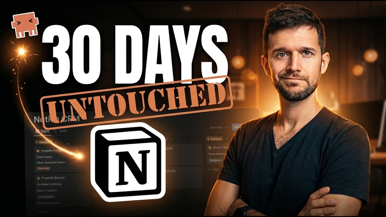I Haven't Touched My Notion CRM in 30 Days (Claude Code Does It)