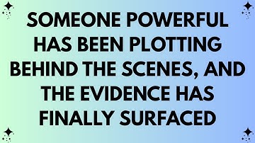 Achter de schermen smeedde iemand met machtsvertoon plannen, en het bewijs is eindelijk boven wat...