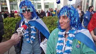 ESC Covers interviewed some Eurovision fans as they queued for the Friday night Jury Show.