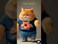 kucing gemuk joget nonstop #trending #cutecat #shorts