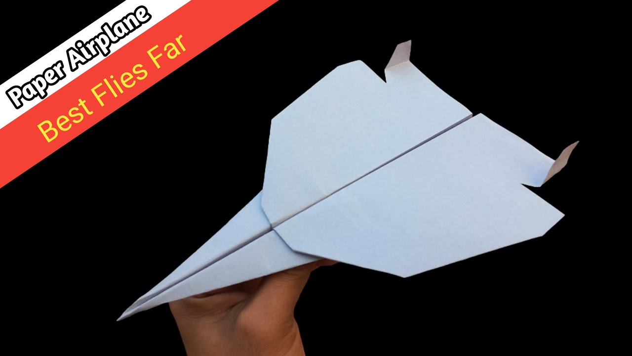 Paper Airplane Easy That Flies Far | World Best Paper Airplane Design