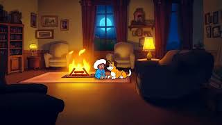 Fireside Harmony 🔥 Lofi for Calm Winter Nights