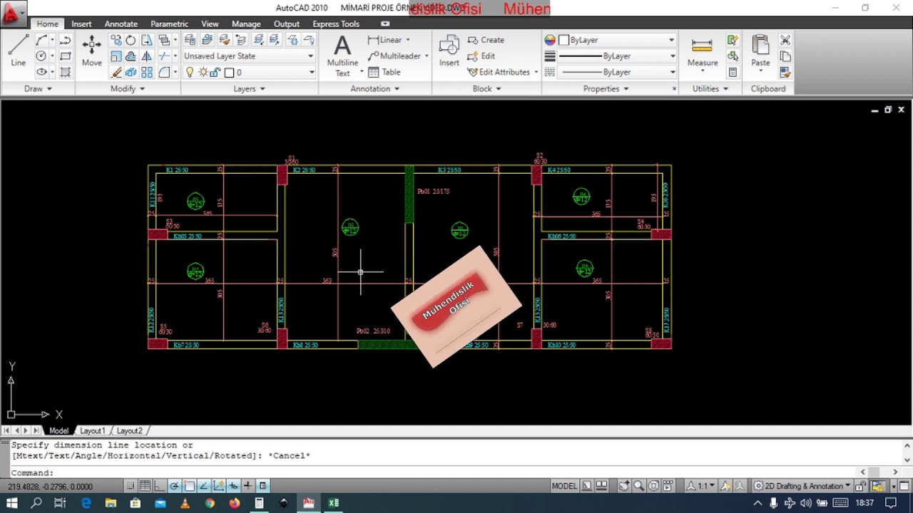 Mühendislik Ofisi!!!- Döşeme kalıp metrajı nasıl çıkarılır?