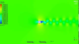 Vortex Shedding Off a Rotating Cylinder