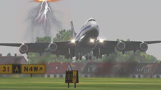 Worst Boeing 747 100 Emergency Landing Ever By Training Pilots | Xp 11